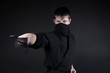 Ninja - spy, saboteur, stealth assassin of feudal Japan.
