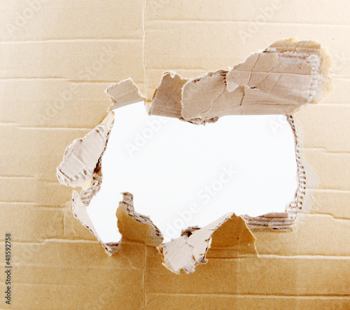 Photo: corrugated cardboard corrugated cardboard