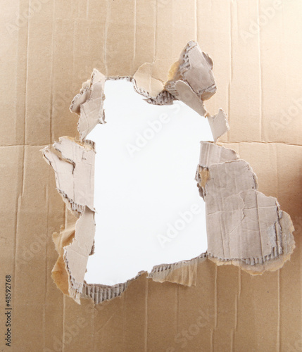 Photo: corrugated cardboard corrugated cardboard