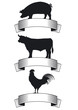 Rind, Schwein, Geflügel