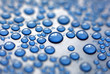 Extreme close up shot of water dew