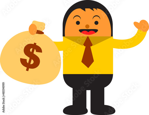 Illustration: success in business success in business