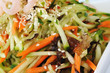 vegetable salad with shrimp