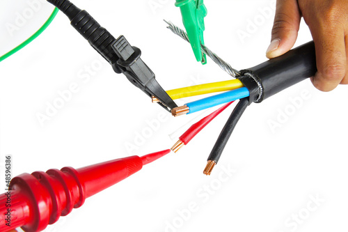 Photo: cable testing cable testing