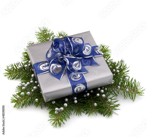 Photo: Silver gift box Silver gift box