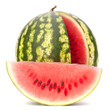 Sliced ripe watermelon