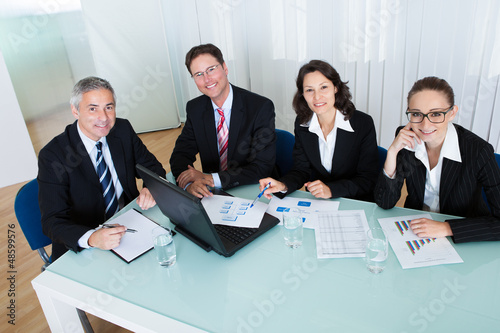 Photo: Business meeting for statistical analysis Business meeting for statistical analysis