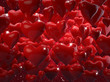 Illustration: Valentine's day background with hearts Valentine's day background with hearts