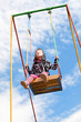 Girl on a swing