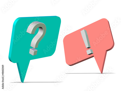 Illustration: Frage und Antwort Frage und Antwort