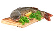 Photo: fish on the cutting board fish on the cutting board