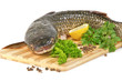 Photo: fish on the cutting board fish on the cutting board