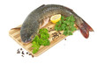 Photo: fish on the cutting board fish on the cutting board