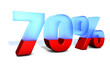 Illustration: 70% Rabatt 70% Rabatt
