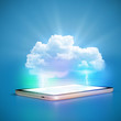 Cloud computing Tablet PC binärcode