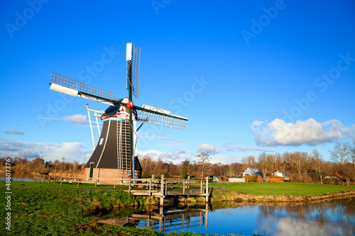 Photo: charming Dutch windmill charming Dutch windmill