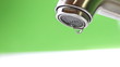 Waterdrop out of leaky Faucet