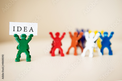 Photo: concept photo of man with idea concept photo of man with idea