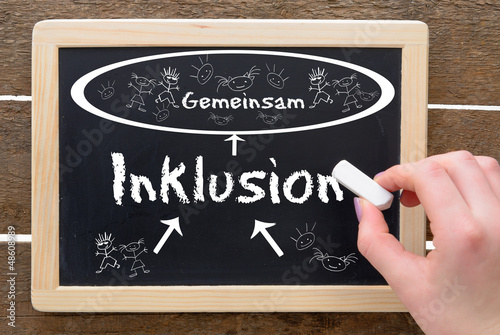 Photo: Schild Inklusion Schild Inklusion
