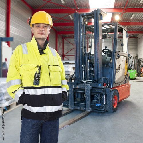 Photo: Forklift operator Forklift operator
