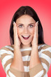 Photo: Surprise brunette girl Surprise brunette girl