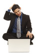 Puzzled Businessman
