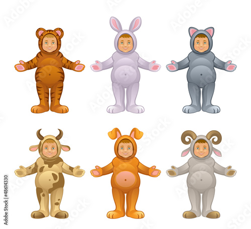 Vector: Baby animal Baby animal
