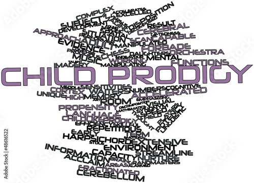 Illustration: Word cloud for Child prodigy Word cloud for Child prodigy