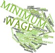 Word cloud for Minimum wage