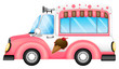 An ice cream car