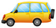 Vector: A yellow van A yellow van