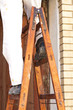 Painters working on the building