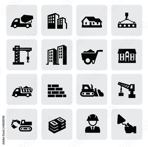 Vector: construction icons construction icons