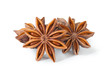 Star anise isolated on white background