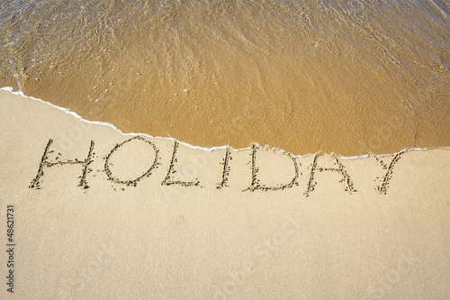 Photo: Word in the sand Word in the sand