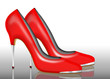 High Heels in Rot