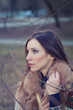 girl in autumn park