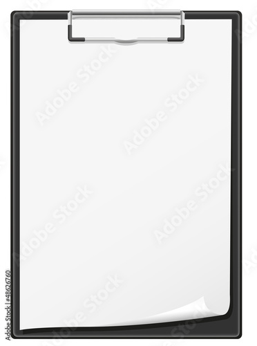 Vector: clipboard and blank sheet of paper vector illustration clipboard and blank sheet of paper vector illustration