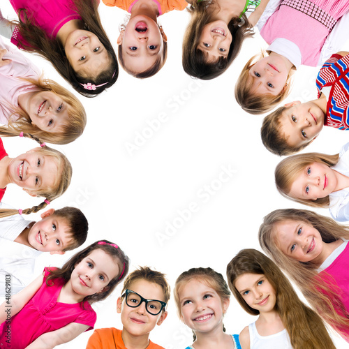 Photo: Group of smiling kids Group of smiling kids
