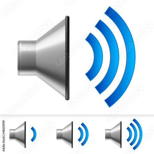 Vector: Set of speaker icons Set of speaker icons