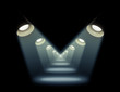 Foto: background lighting on a black background background lighting on a black background