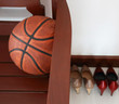 Chairs with a basketball