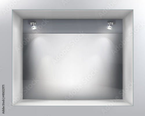 Vector: Exposition in shop. Vector illustration. Exposition in shop. Vector illustration.