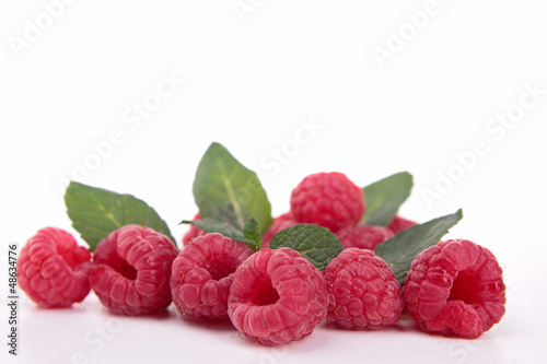 Photo: isolated raspberry isolated raspberry