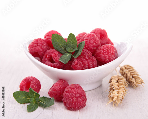 Photo: fresh raspberry fresh raspberry