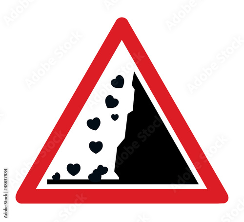 Illustration: chutes de coeurs chutes de coeurs
