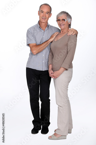 Photo: Full length senior couple Full length senior couple
