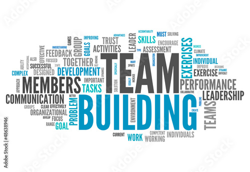 Illustration: Word Cloud "Team Building" Word Cloud "Team Building"