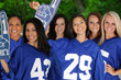 Group Of Fans Cheering
