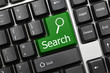 Conceptual keyboard - Search (green key)